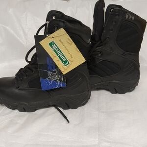 Black Combat & Moto Boots for Women